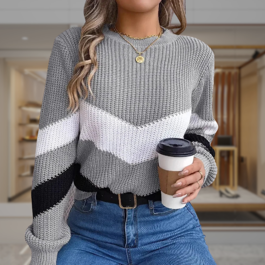 Women’s Striped Pullover Sweater | Hope
