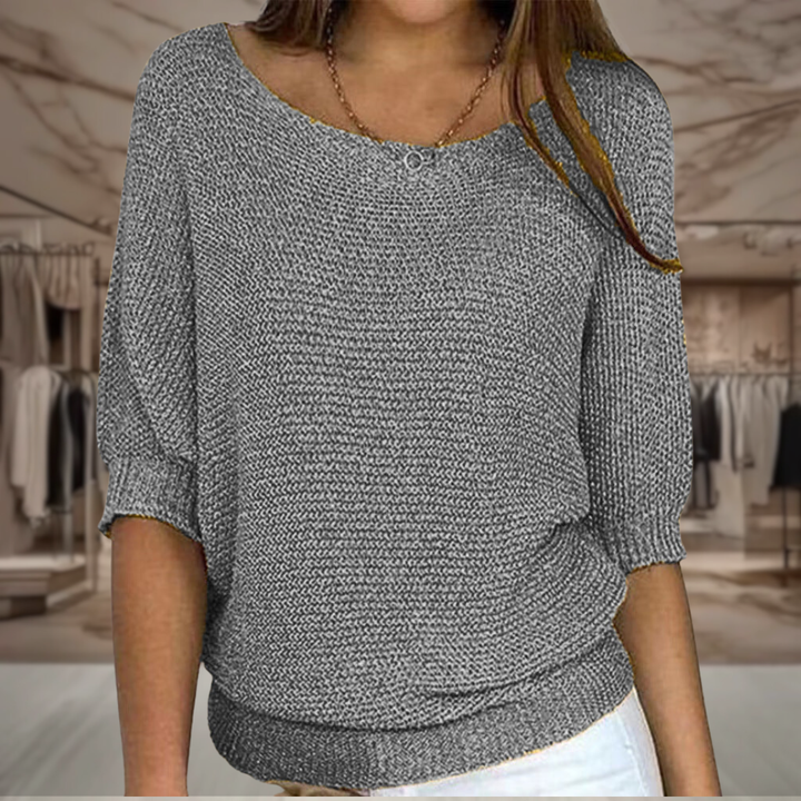 Women’s Short Sleeve Pullover Sweater | Amara