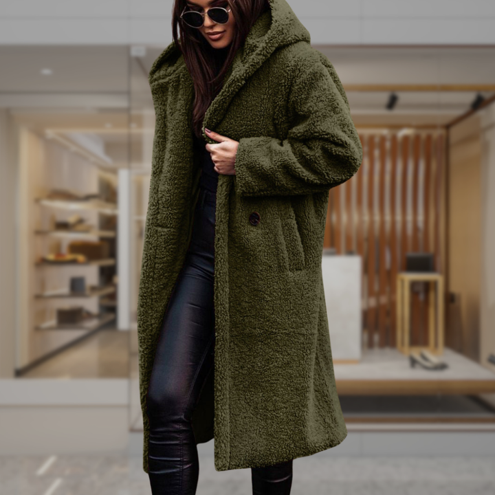 Women’s Teddy Long Overcoat | Akira