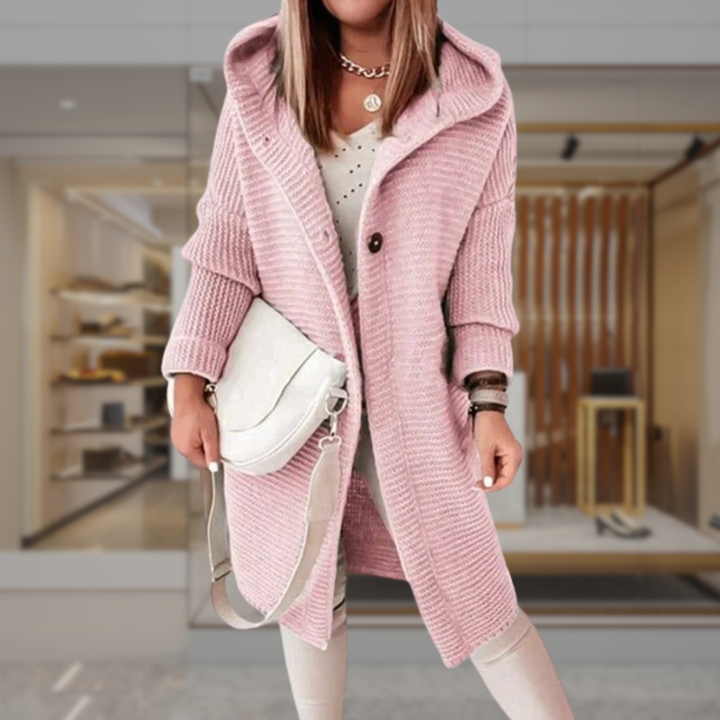 Women’s Hooded Wool Duster Coat | Alina