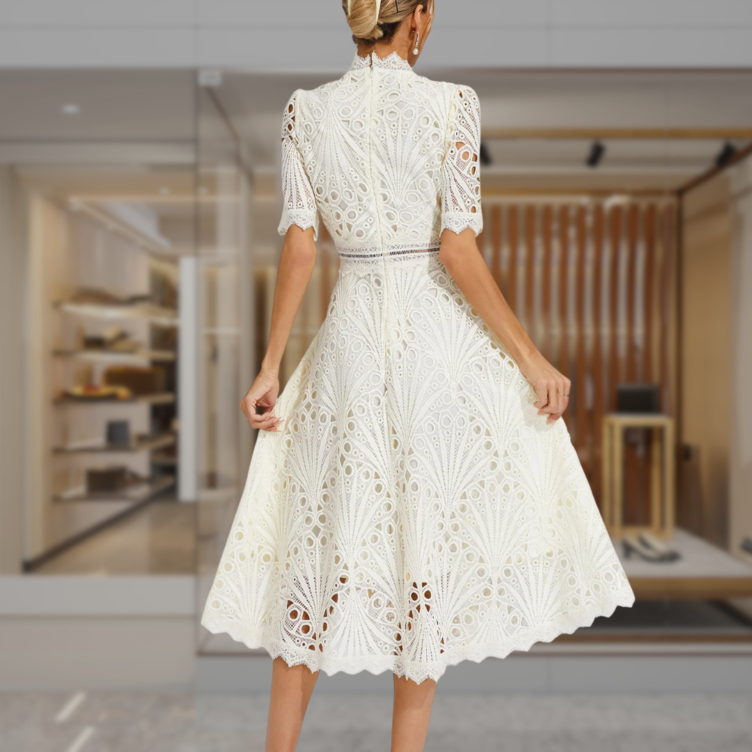 Women’s Lace Formal Midi Dress | Paris