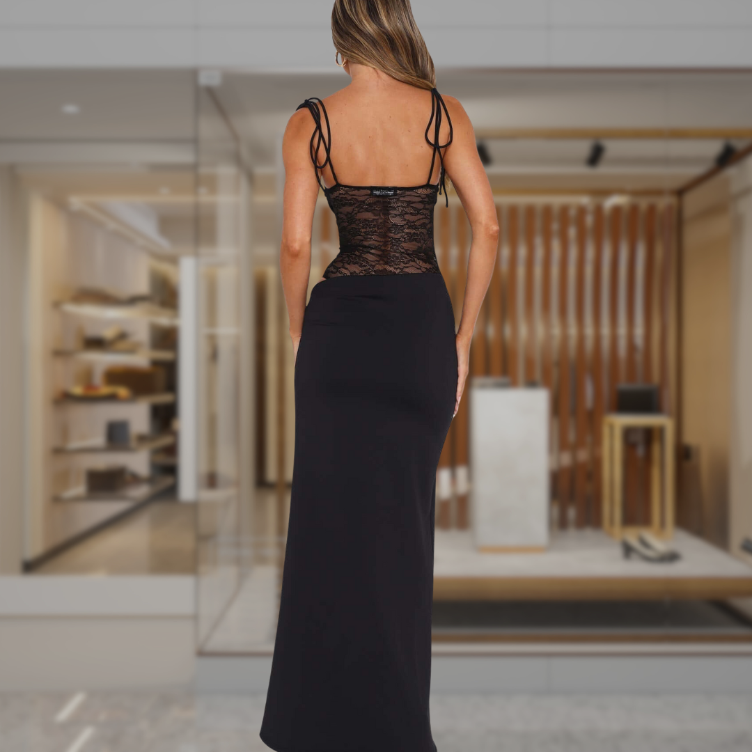 Women’s Lace Evening Maxi Dress | Kaya