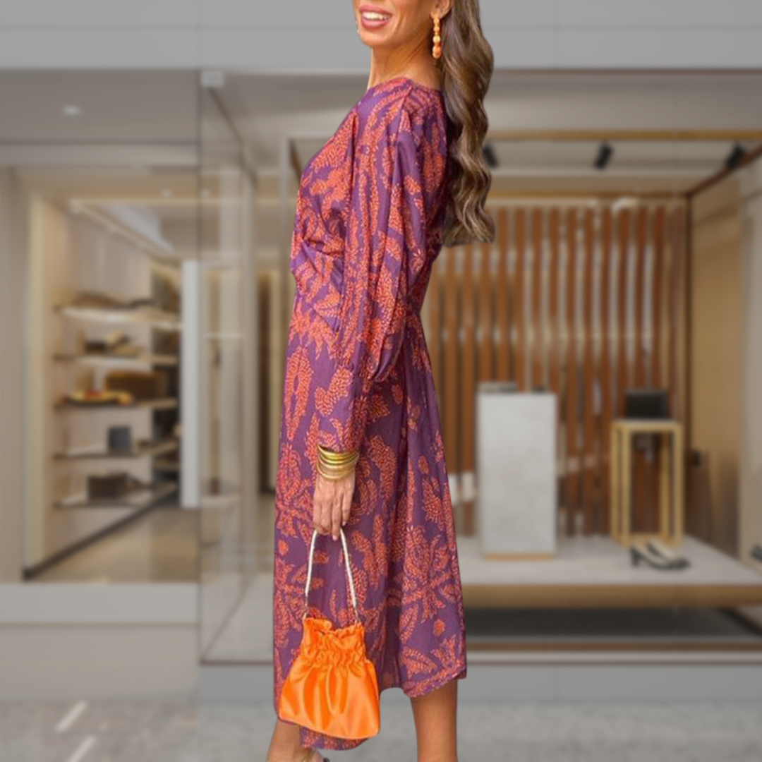 Women’s Long Sleeve Wrap Maxi Dress | Cloe