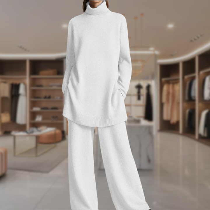 Women’s Oversized Turtleneck Sweater Set | Kayley