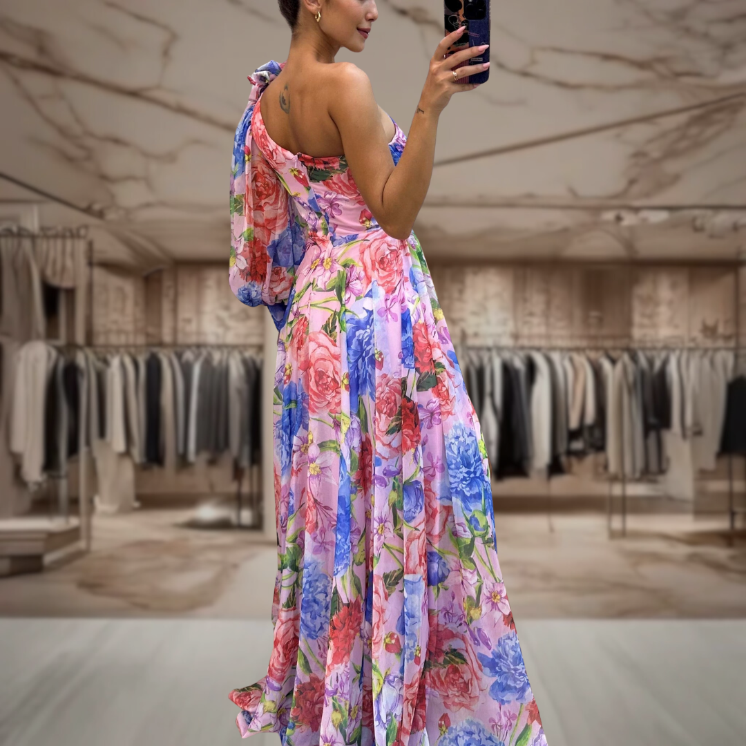 Women’s Floral Chiffon Formal Maxi Dress | Dania