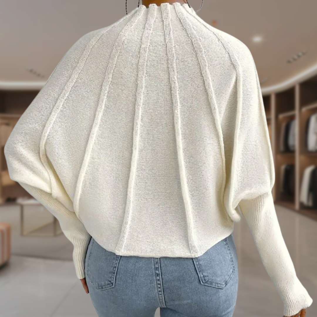 Women’s Mock Neck Pullover Sweater | Kate