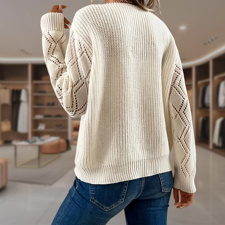 Women’s V Neck Pullover Sweater | Skyler