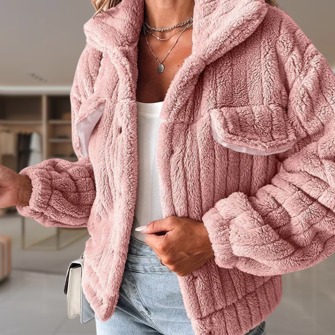 Women’s Soft Fleece Sherpa Jacket | Jamie