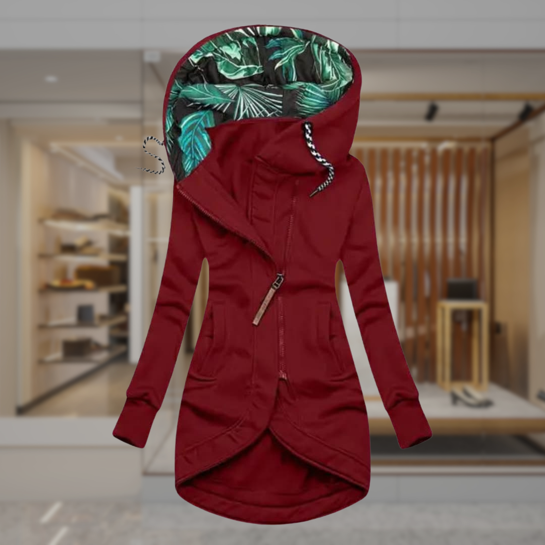 Women’s Hooded Padded Long Jacket | Jenny