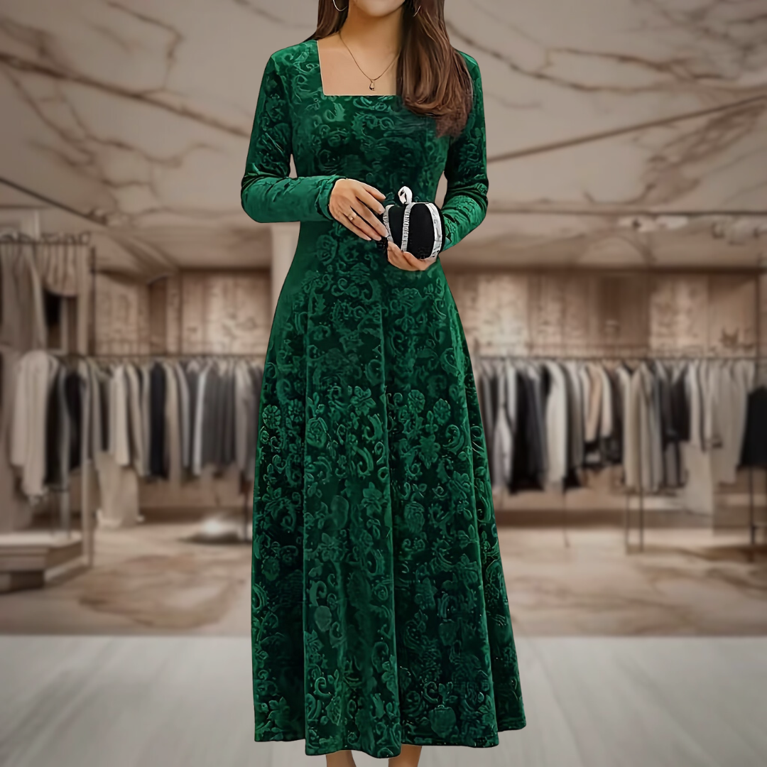 Women’s Fit and Flare Midi Dress | Kaitlyn