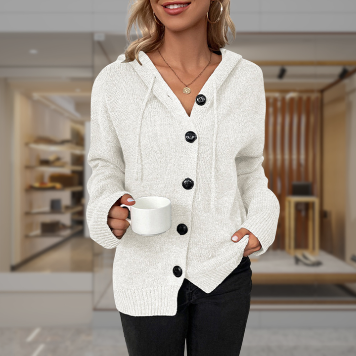 Women’s Oversized Button Up Cardigan Sweater | Kaiya