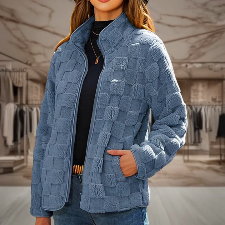 Women’s Quilted Zip Jacket | Celia