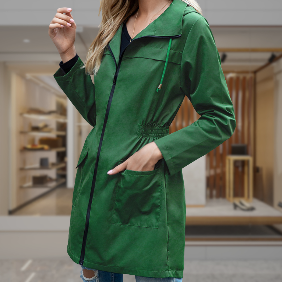 Women’s Hooded Lightweight Parka Jacket | Simone