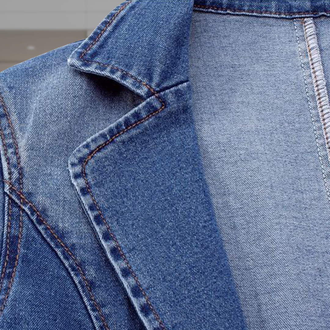 Women’s Denim Tailored Jacket | Aliya
