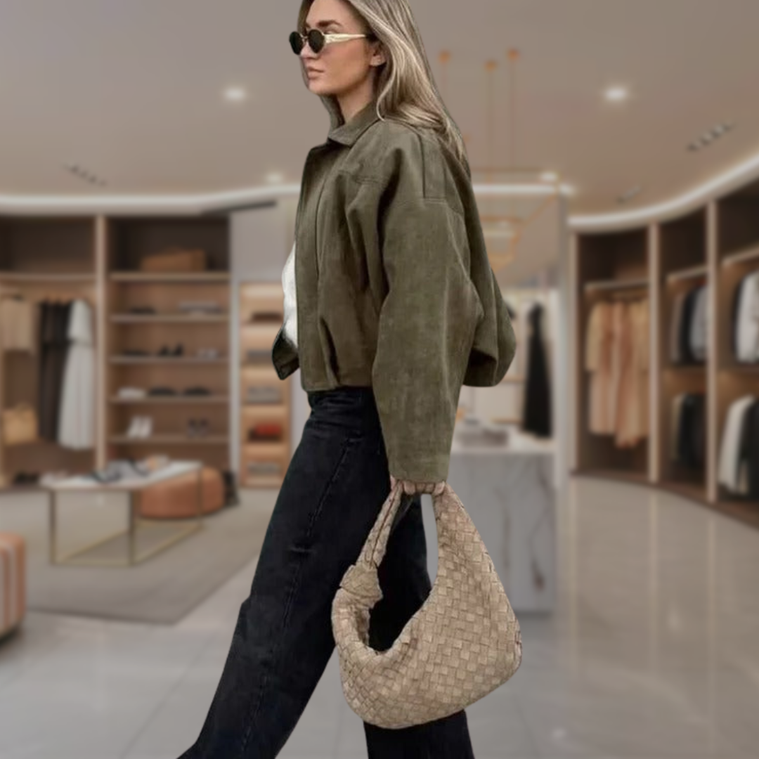 Women’s Oversized Suede Jacket | Ruby