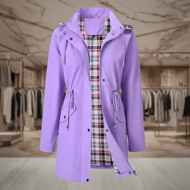 Women's Hooded Waterproof Rain Jacket | Emely