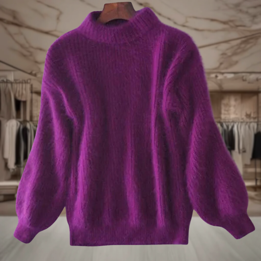 Women’s Alpaca Mock Neck Sweater | Jayda
