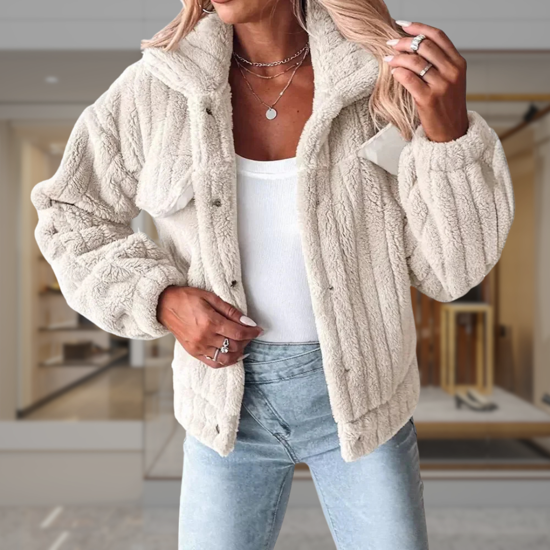 Women’s Soft Fleece Sherpa Jacket | Jamie