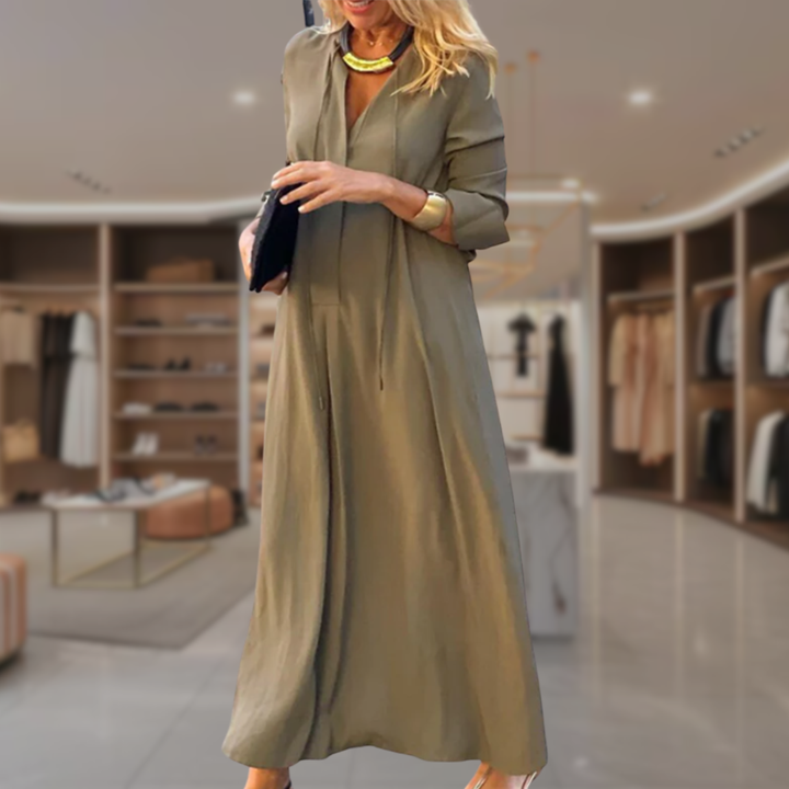 Women’s Long Sleeve Maxi Dress | Sierra