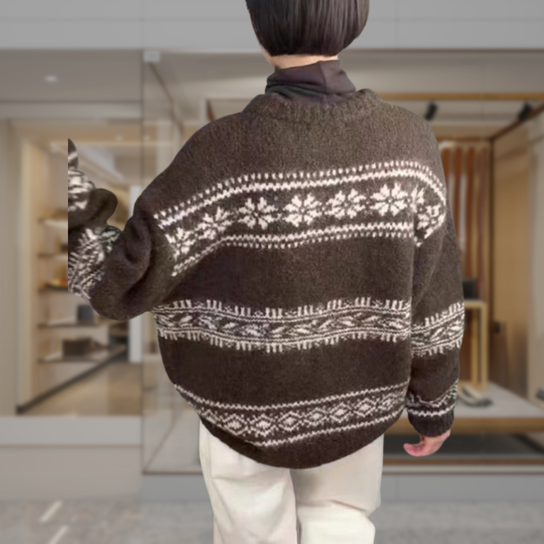 Women’s Fair Isle Pullover Sweater | Lena