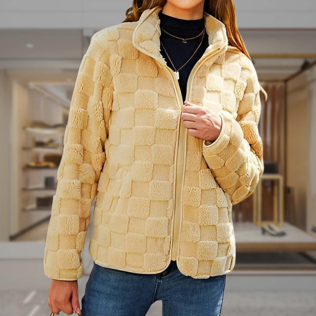 Women’s Quilted Zip Jacket | Celia