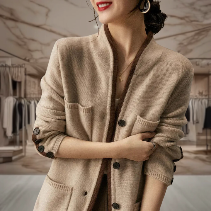 Women’s Tailored Knit Cardigan Sweater | Alana