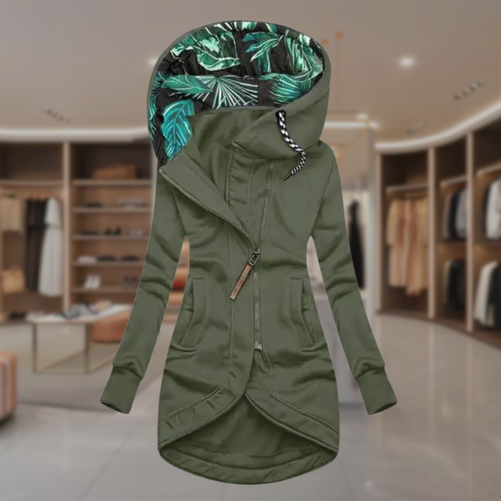 Women’s Hooded Padded Long Jacket | Jenny