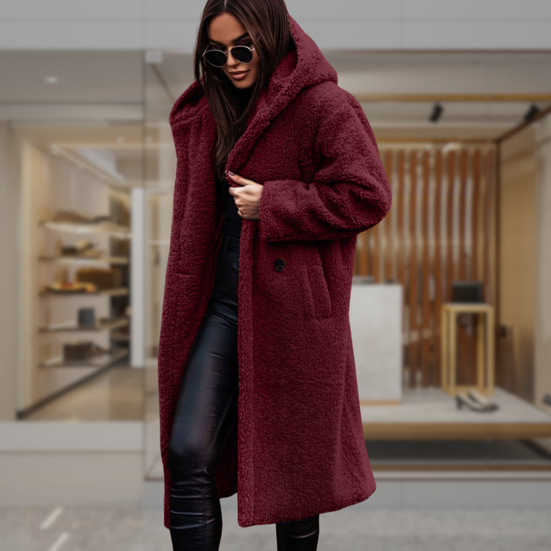 Women’s Teddy Long Overcoat | Akira
