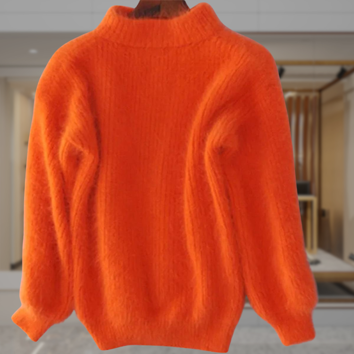 Women’s Alpaca Mock Neck Sweater | Jayda