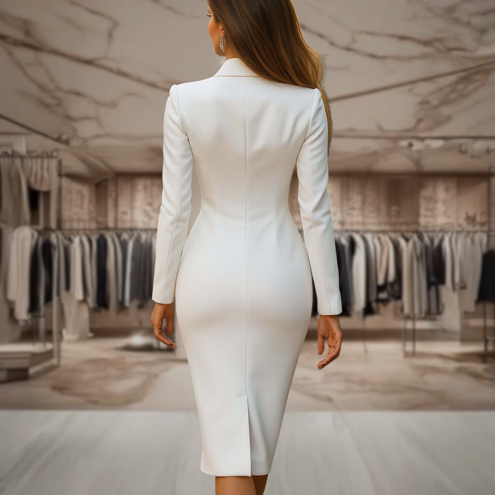 Women’s Tailored Blazer Midi Dress | Layla