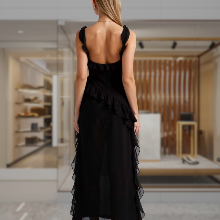 Women’s Ruffle Formal Maxi Dress | Lillie