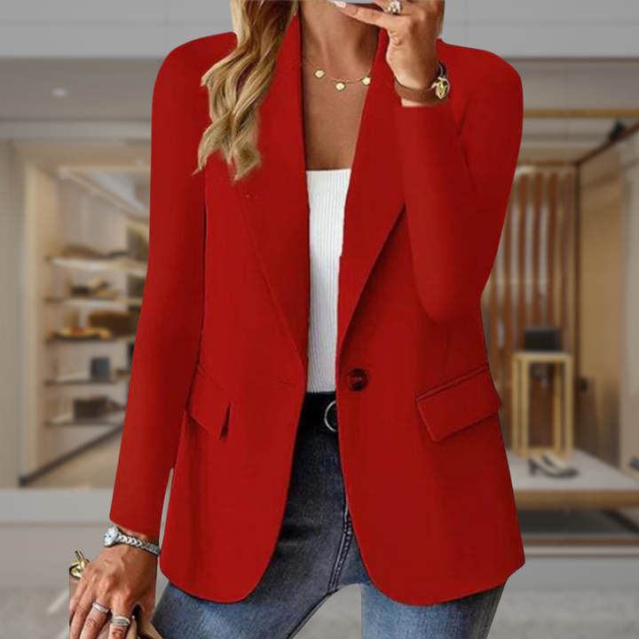 Women’s Tailored Single Button Blazer | Heidy