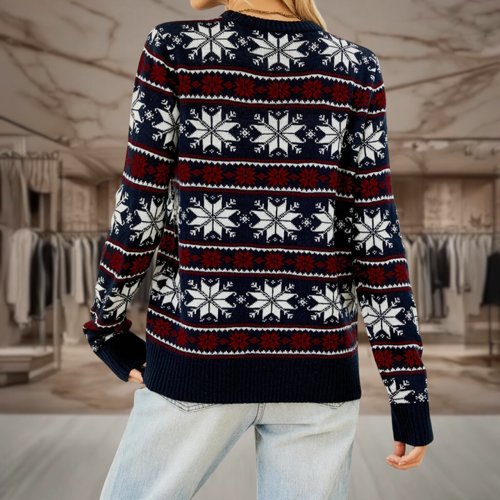 Women’s Fair Isle Christmas Pullover Sweater | Dana