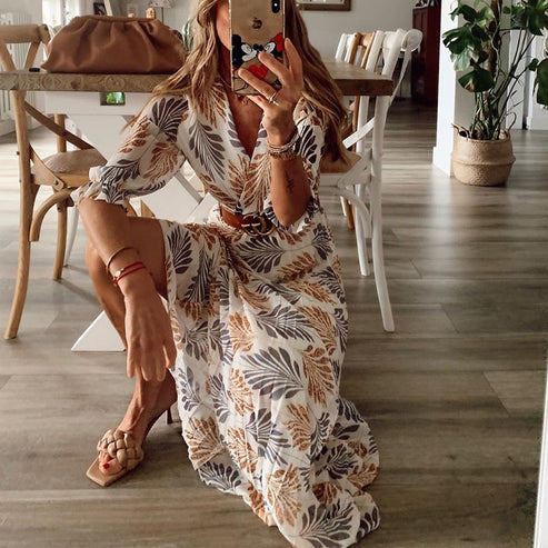 Women’s Boho V Neck Maxi Dress | Sydney