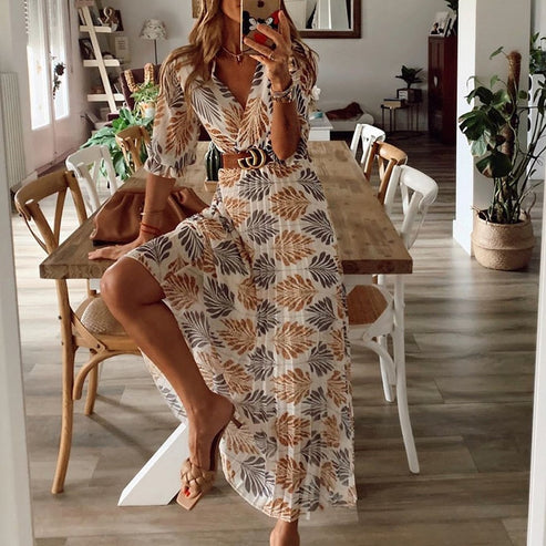 Women’s Boho V Neck Maxi Dress | Sydney